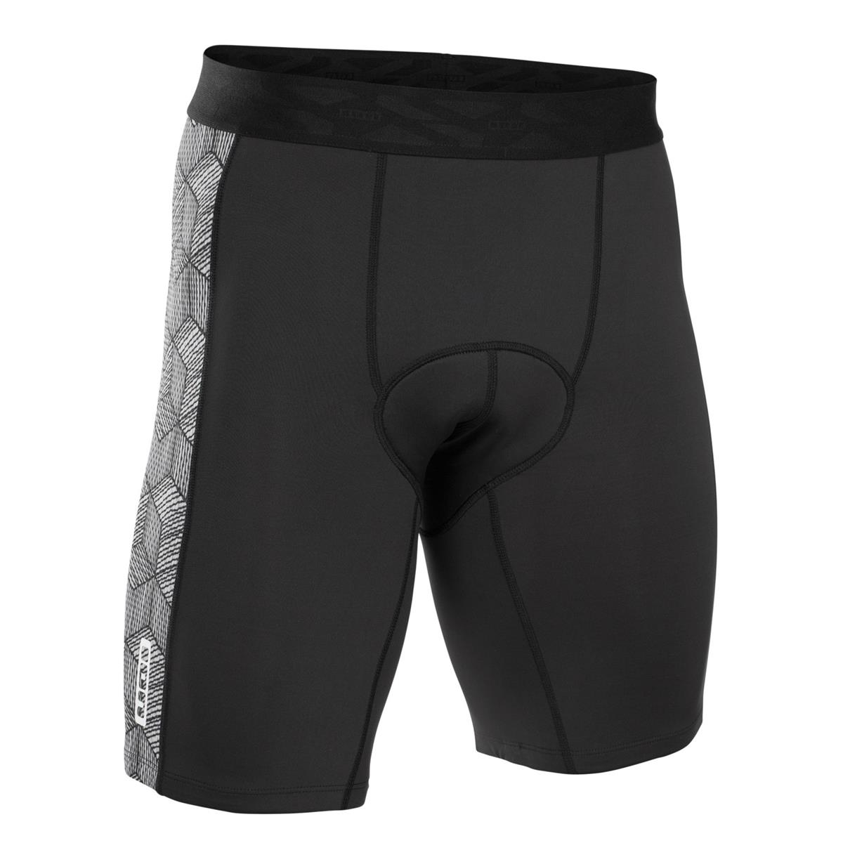 ION Base Layer Shorts In-Shorts Long Black Leaves