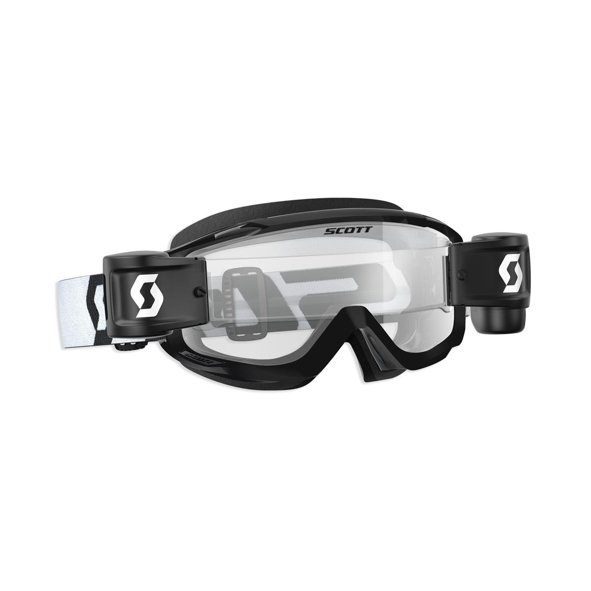 Scott Goggle Split OTG WFS Black/White - Clear Works Anti-Fog