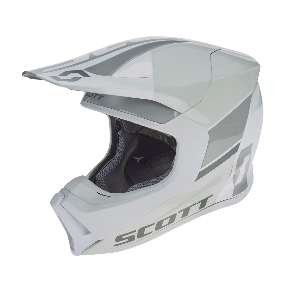Scott Casque MX 550 Split MIPS White/Grey