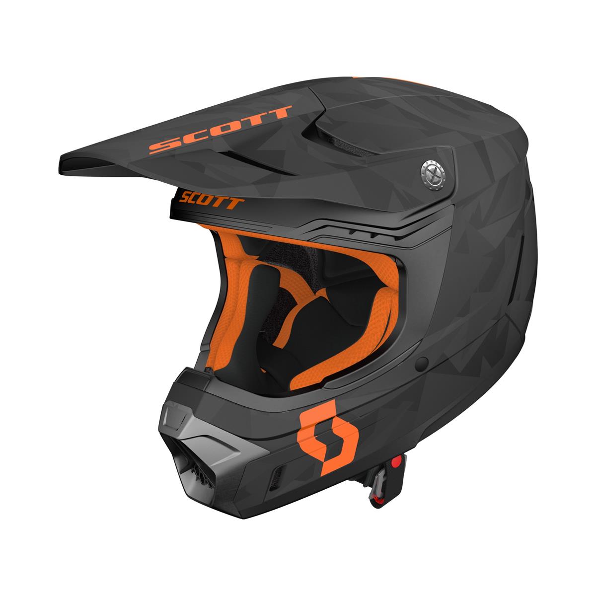 Scott Helmet 350 Evo Camo Black/Orange