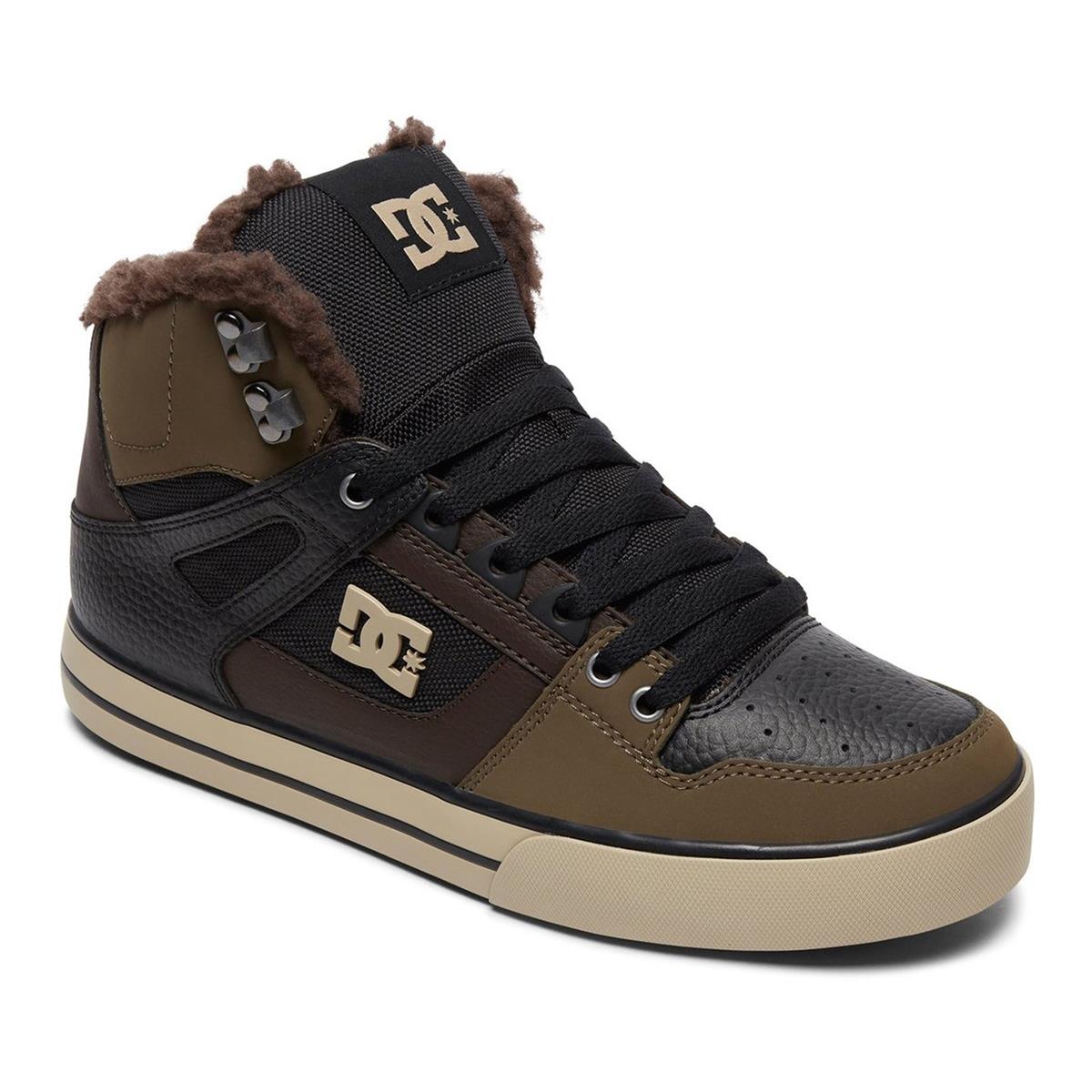 DC Chaussures Pure High Top WC WNT Olive