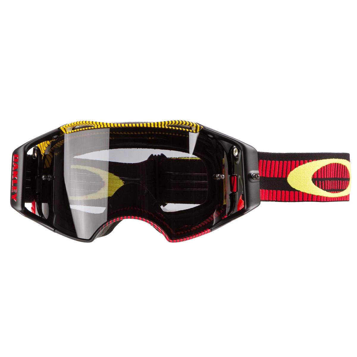 Oakley MX Goggle Airbrake MX Frequency Red/Yellow - Dark Grey