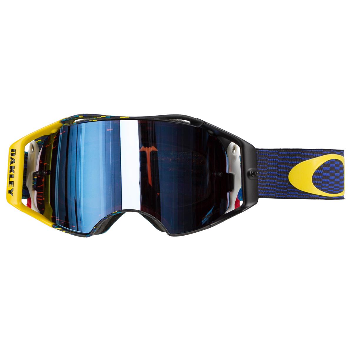 Oakley MX Goggle Airbrake MX Equalizer Blue Yellow - Prizm MX Sapphire Iridium