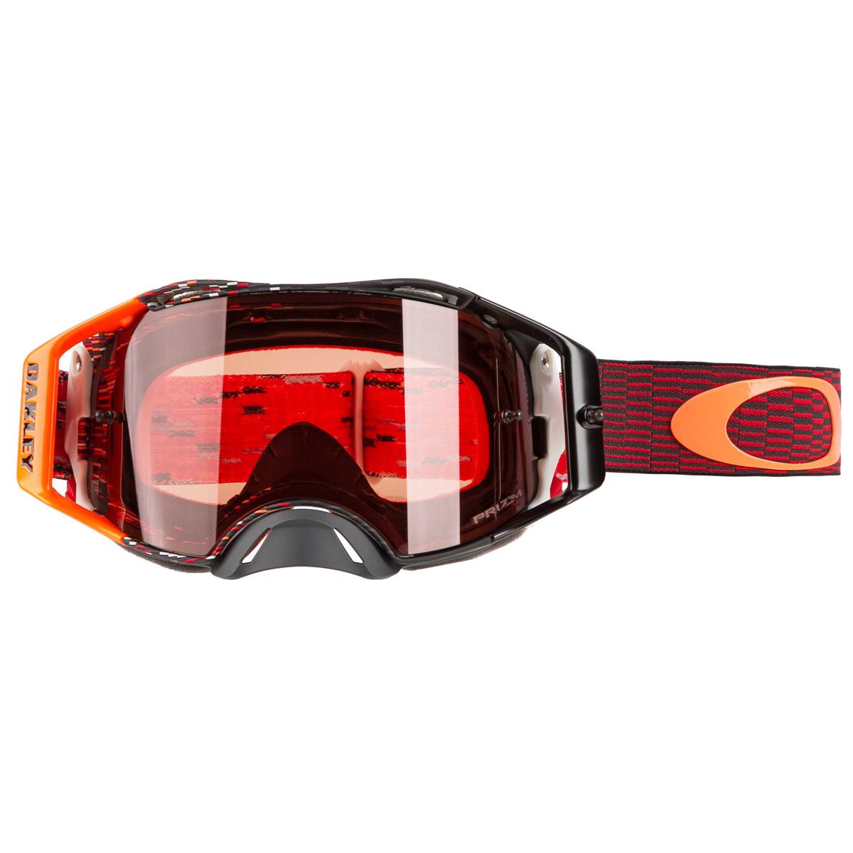 Oakley MX Goggle Airbrake MX Equalizer Red/Orange - Prizm MX Bronze