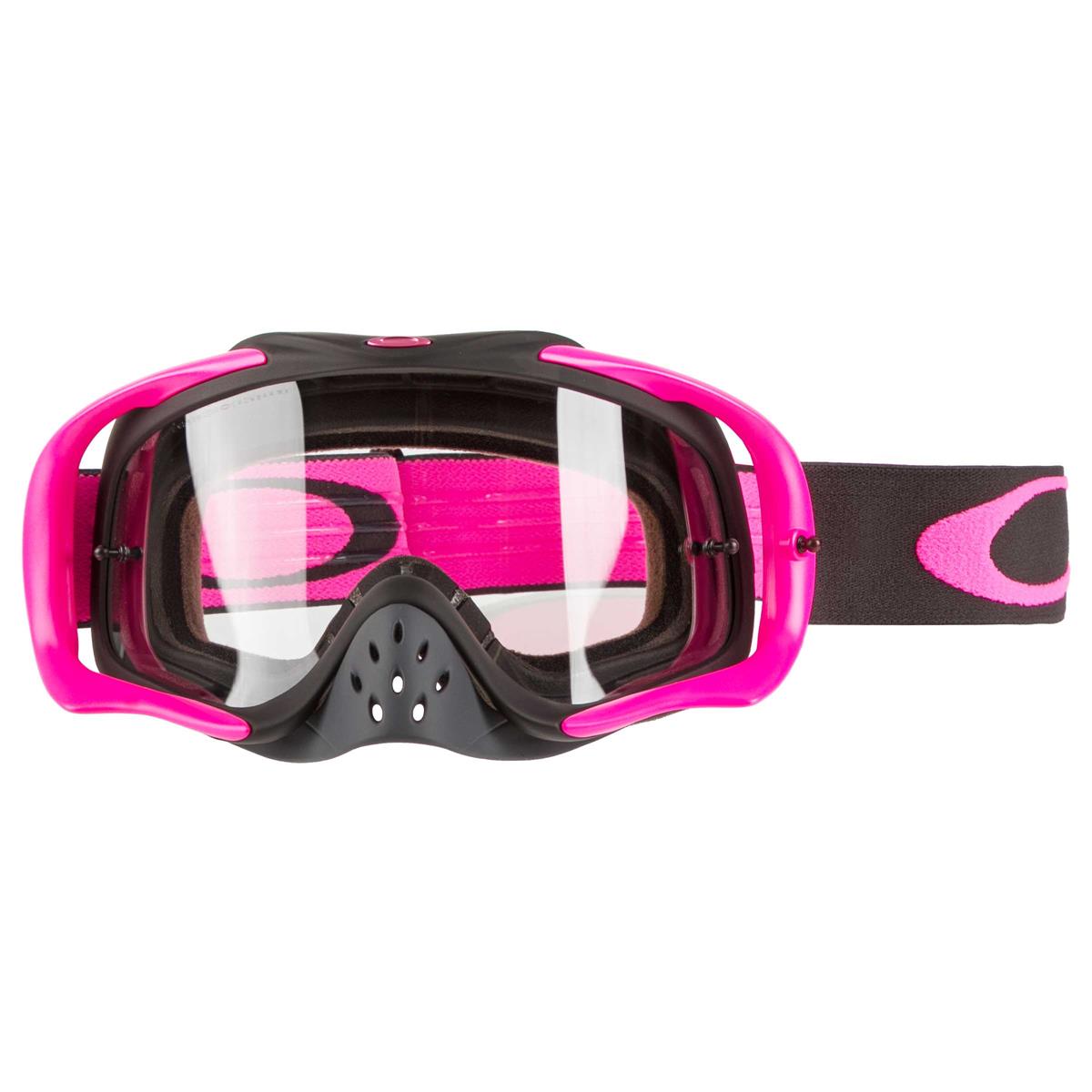Oakley MX Goggle Crowbar MX Pink Gunmetal - Clear