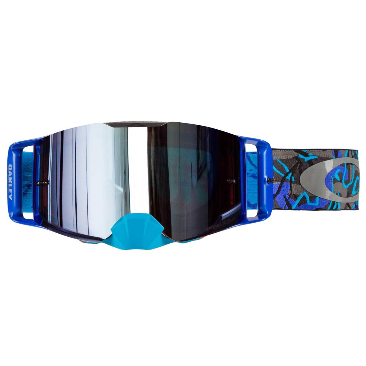 Oakley Maschera Front Line MX Camo Vine Night Blu - Prizm MX Sapphire Iridium
