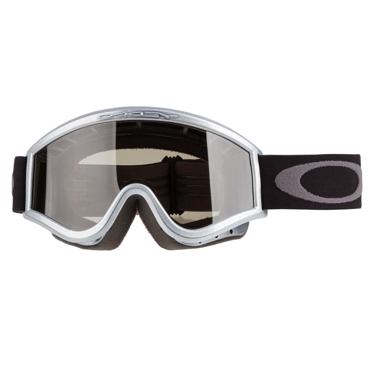 Oakley Goggle L Frame Sand Silver Chrome - Dark Grey