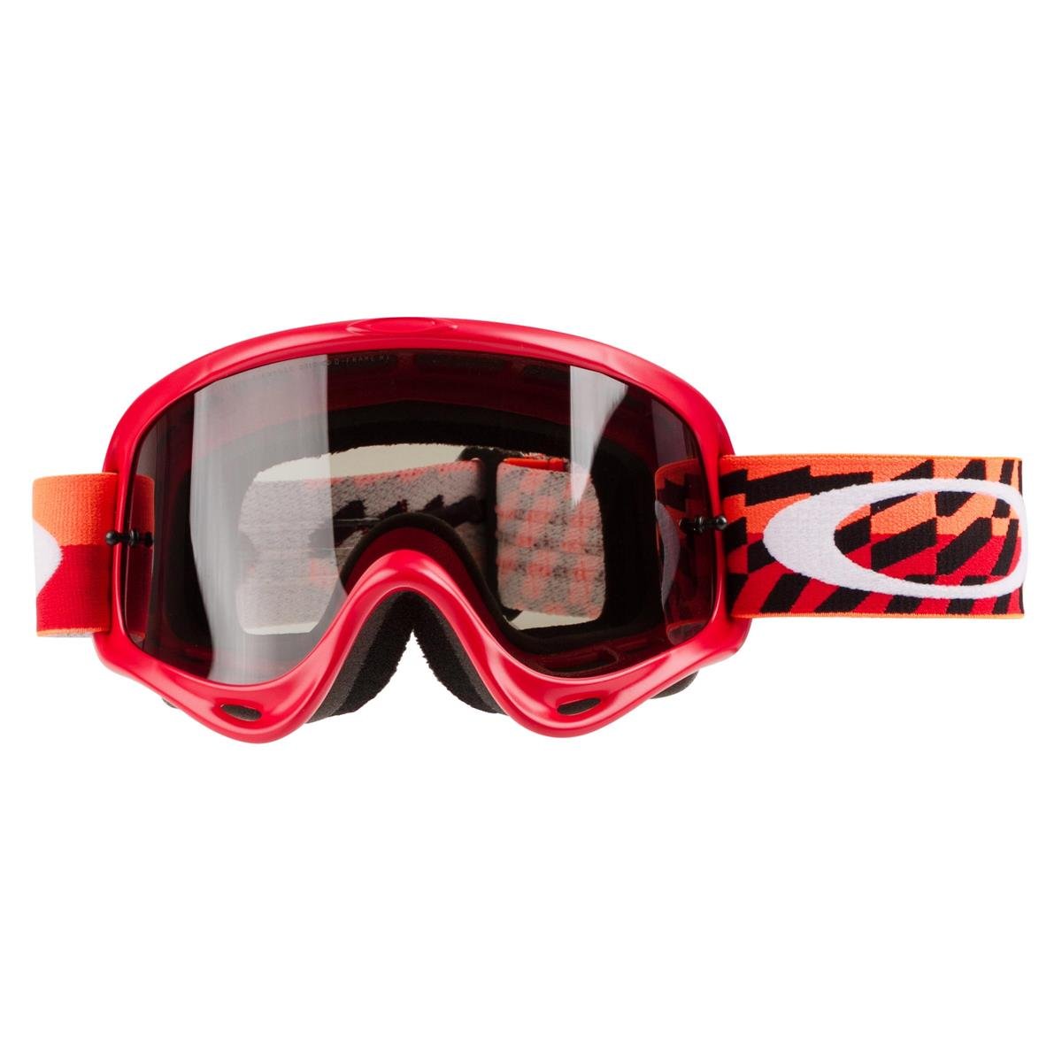 Oakley MX Goggle O Frame MX Braking Bumps Red Orange -Dark Grey