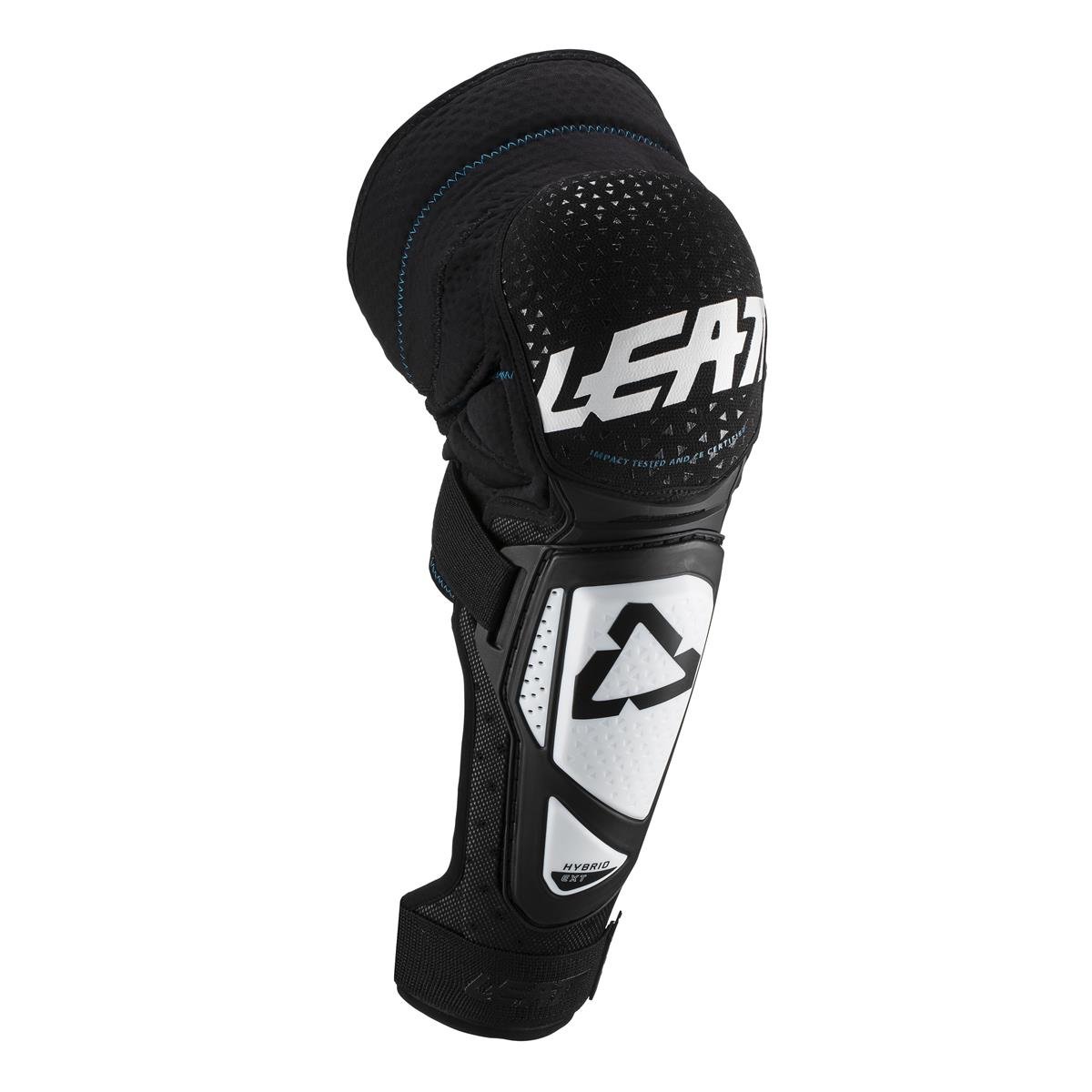 Leatt Knee/Shin Guard 3DF Hybrid EXT White/Black