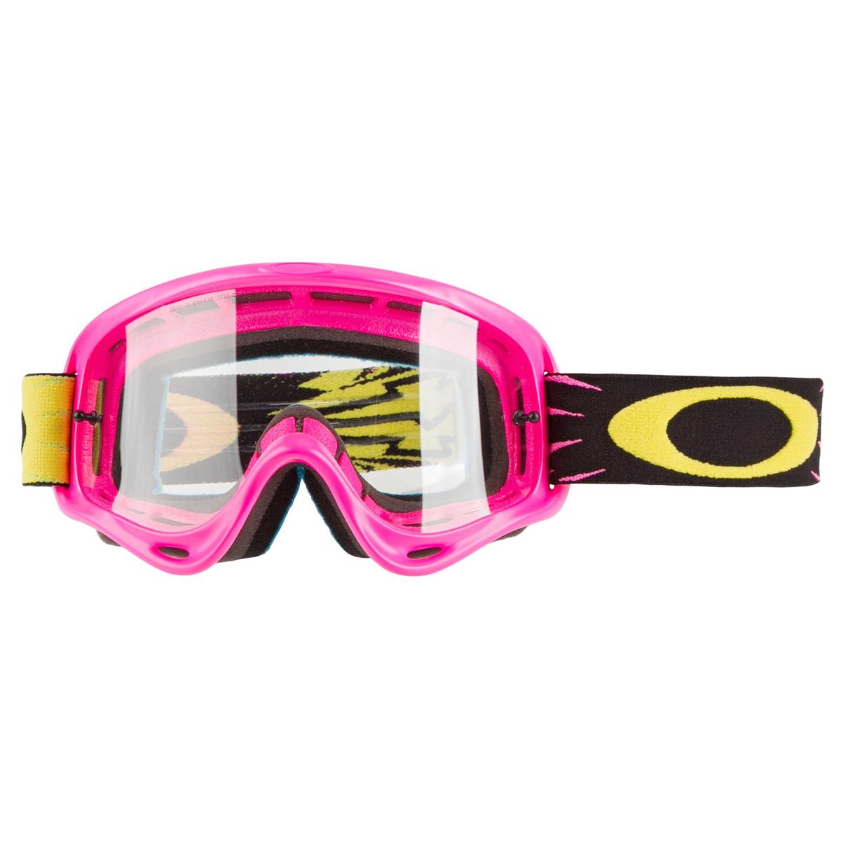 Oakley Kids Goggle XS O Frame MX Wind Tunnel Pink - Clear