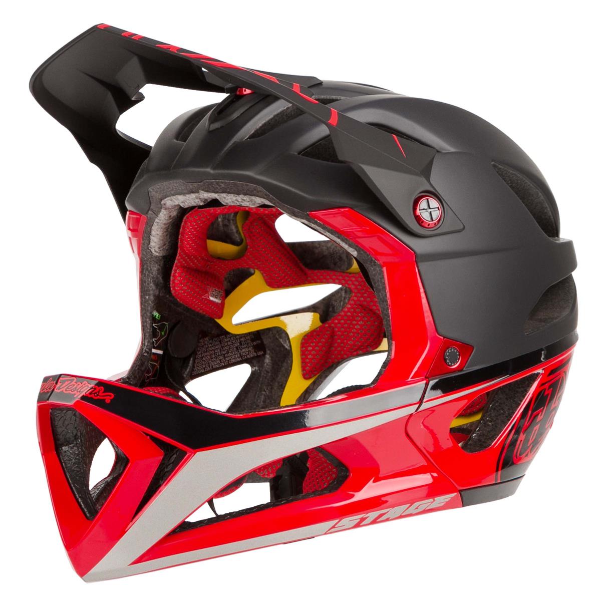 Troy Lee Designs Enduro MTB Helmet Stage MIPS Race Black/Red