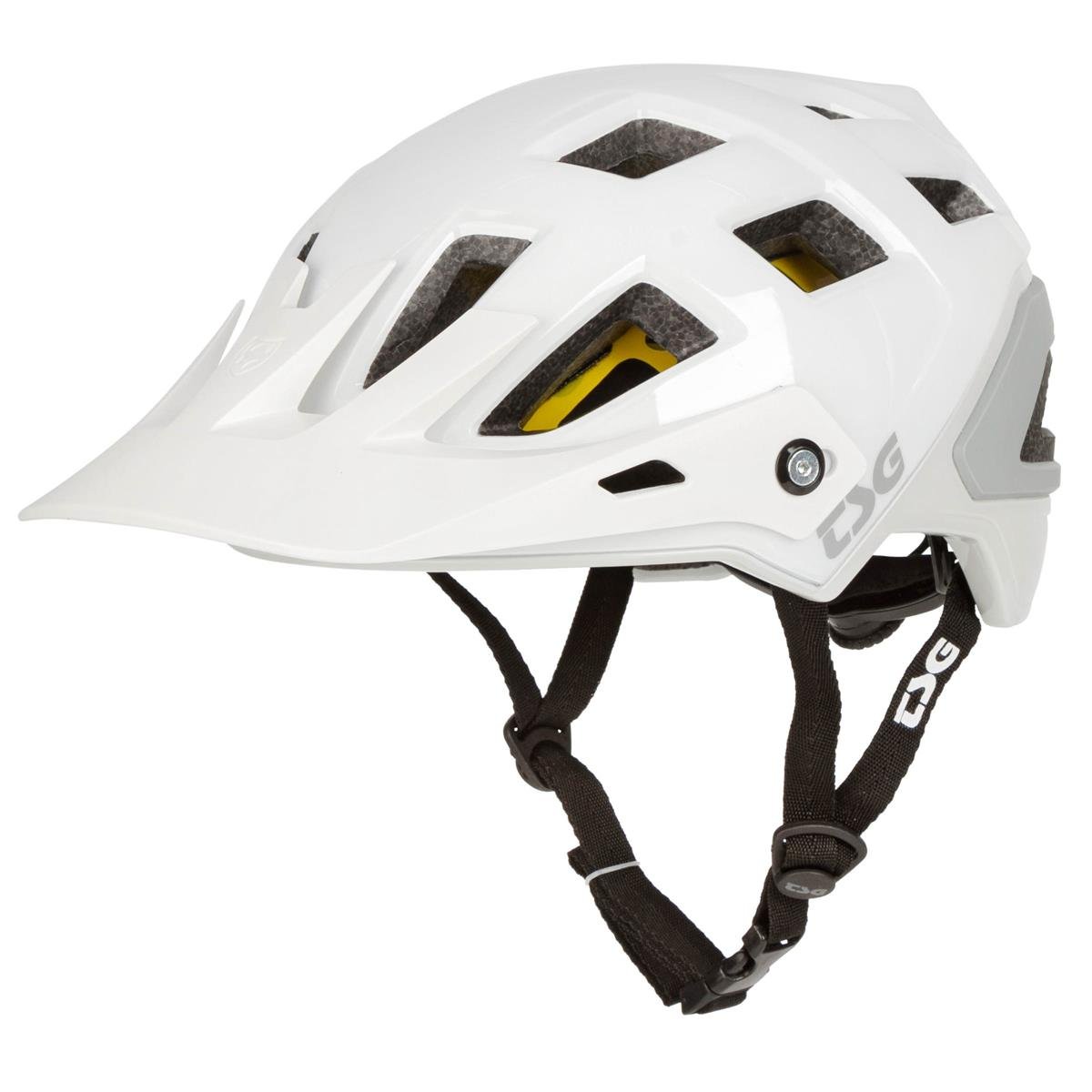 TSG Enduro MTB-Helm Scope MIPS Solid Color - Gloss Weiß