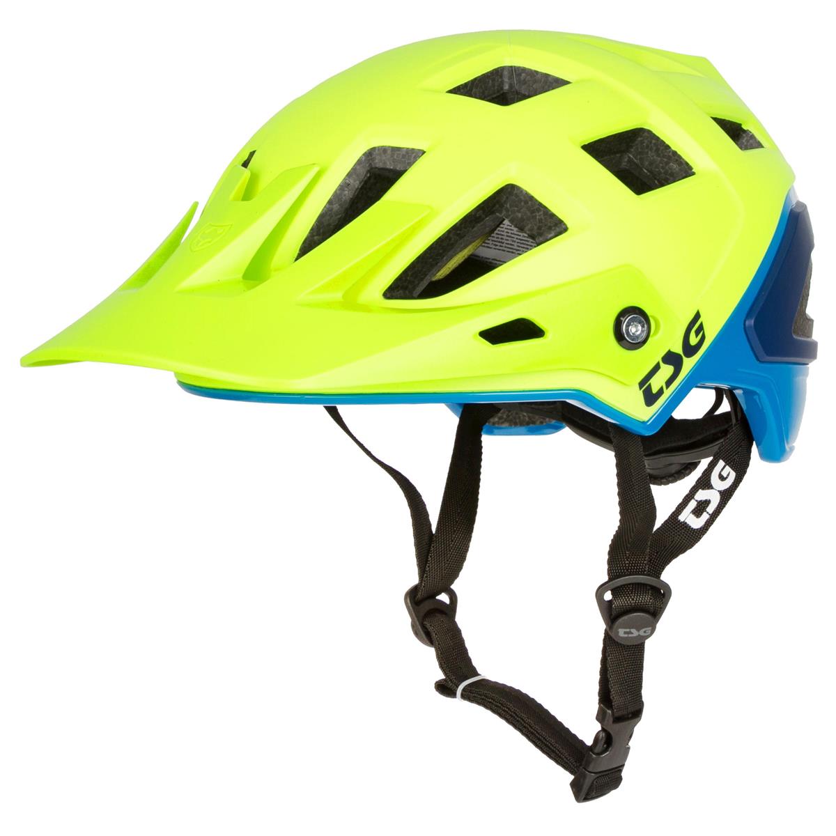 TSG Enduro MTB-Helm Scope Graphic Design Acid Gelb/Blau