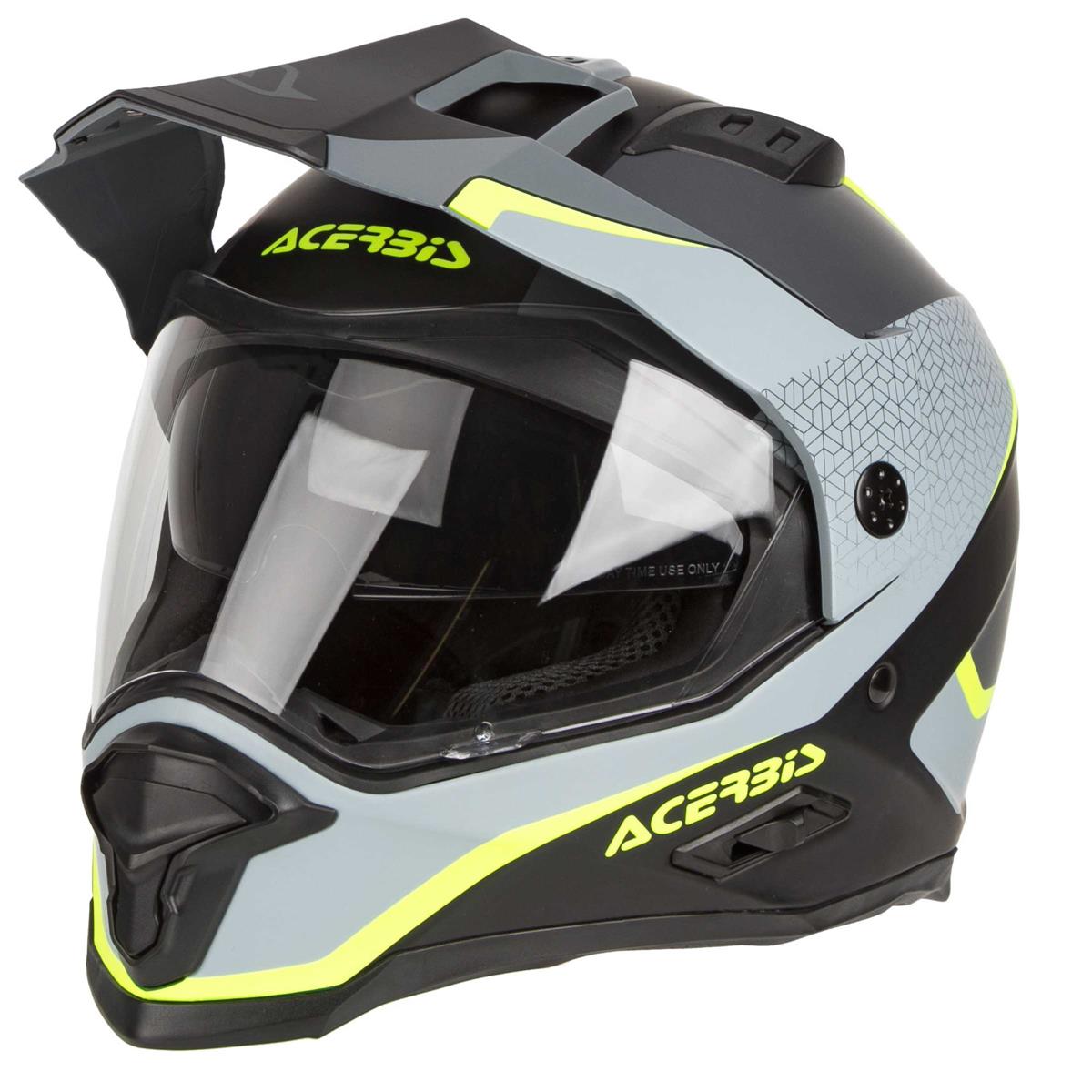 Acerbis Adventure-Helm Reactive Graffix Schwarz/Grau