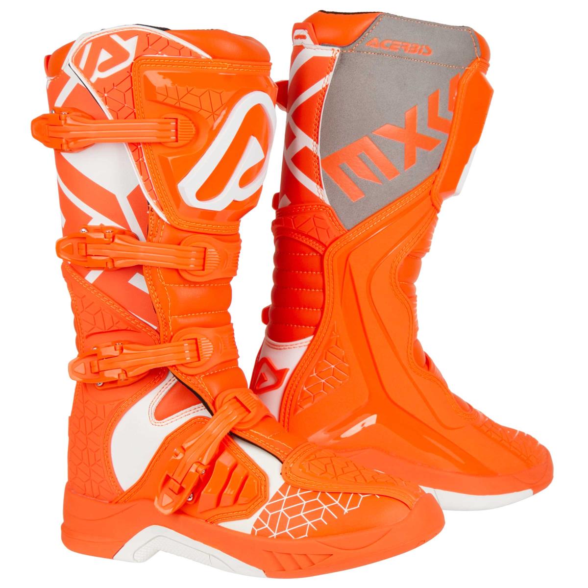 Acerbis MX Boots X-Team Orange/White