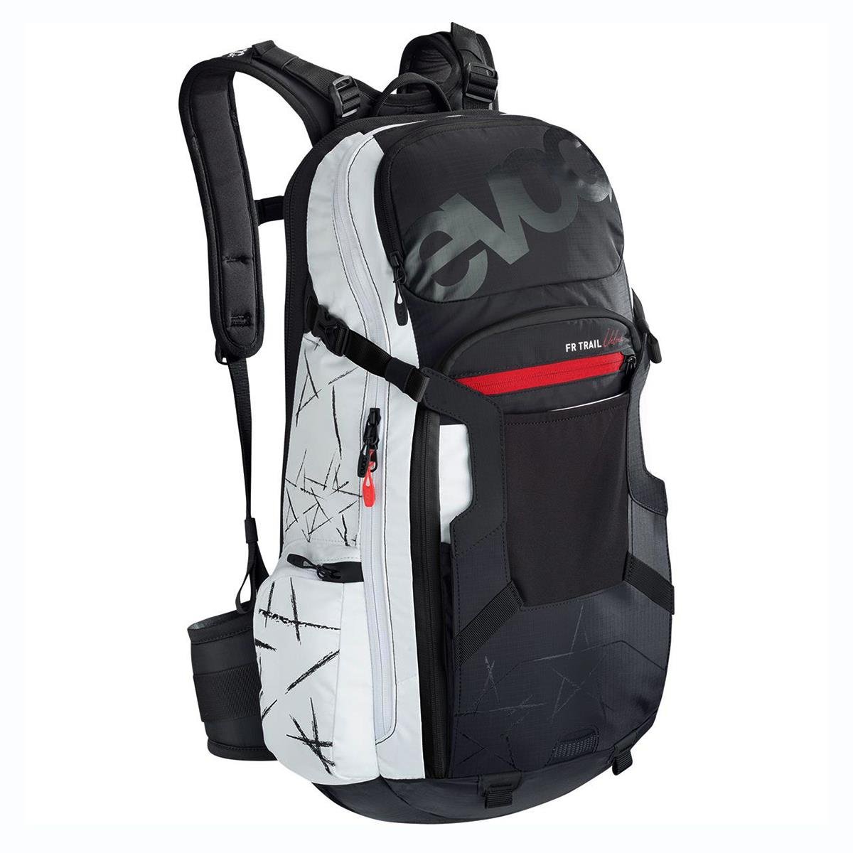 Evoc Protector Backpack FR Trail Unlimited 20 L Black/White