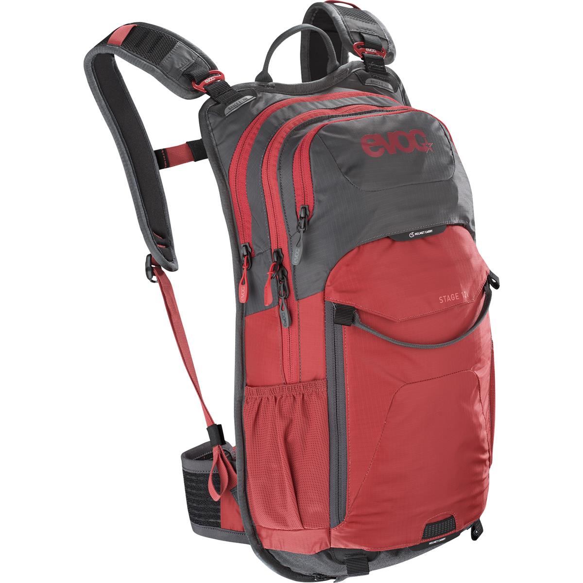 Evoc Hydration Pack Stage Team 12L - Carbon Gray/Chili Red