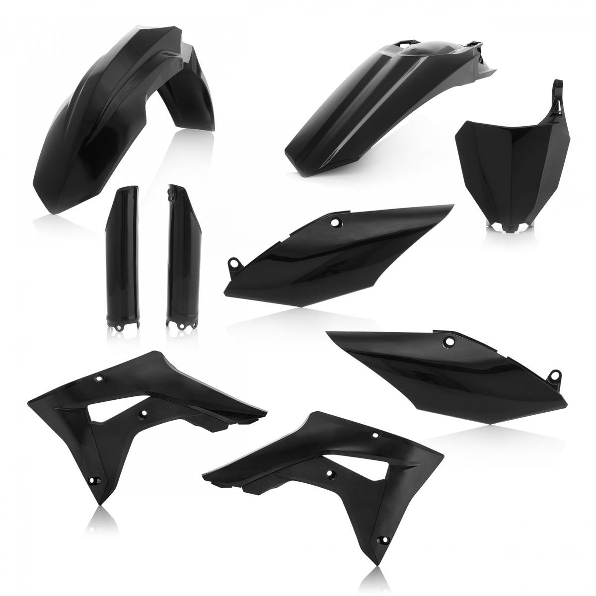 Acerbis Kit Plastiche completo Full-Kit Honda CRF 450 RX 17-21, Nero