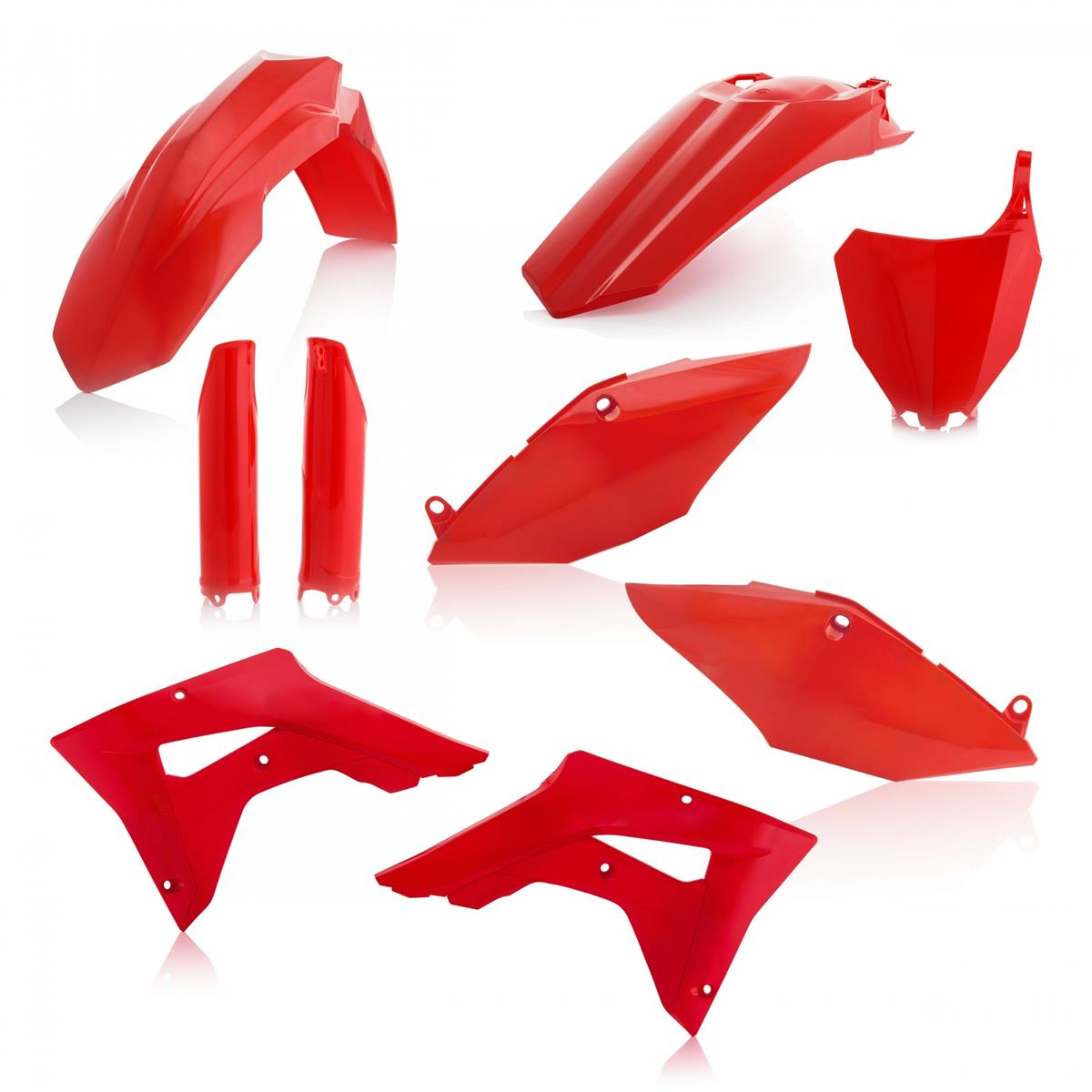Acerbis Plastic Kit Full-Kit Honda CRF 450 RX 17-21, Red