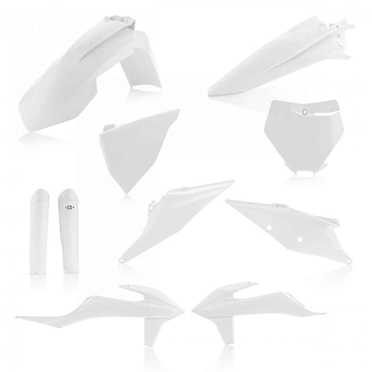 Acerbis Plastik-Kit Full-Kit  KTM SX/SX-F 19-, Weiß