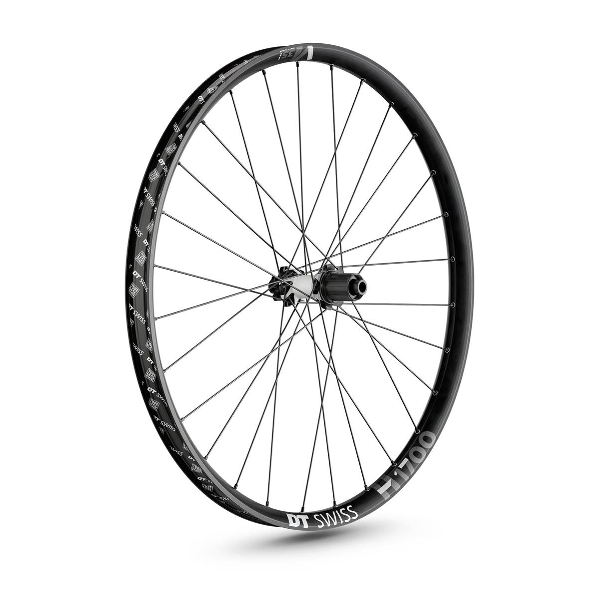 DT Swiss Wheel H 1700 Spline Rear, 27,5 Inches, 12x148 mm TA, Boost, Shimano Steel (SS), 35 mm
