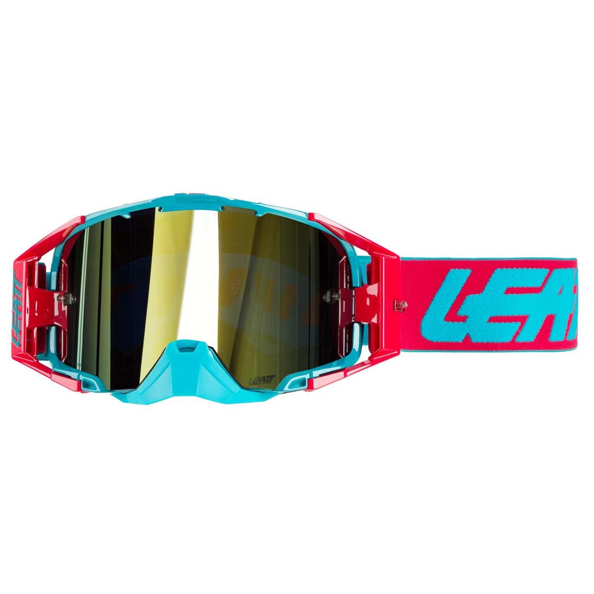 Leatt Velocity 6.5 iriz Orange crossbrille efecto espejo enduro Motocross gafas 