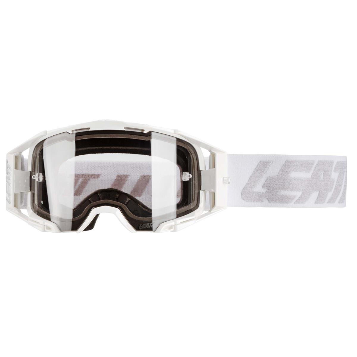 Leatt Crossbrille Velocity 6.5 Weiß/Grau - Grau