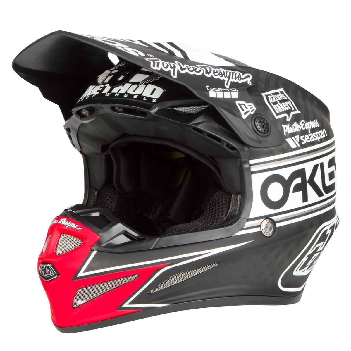 Troy Lee Designs Casque MX SE4 Carbon MIPS ULTRA Limited Edition - Adidas Team Black