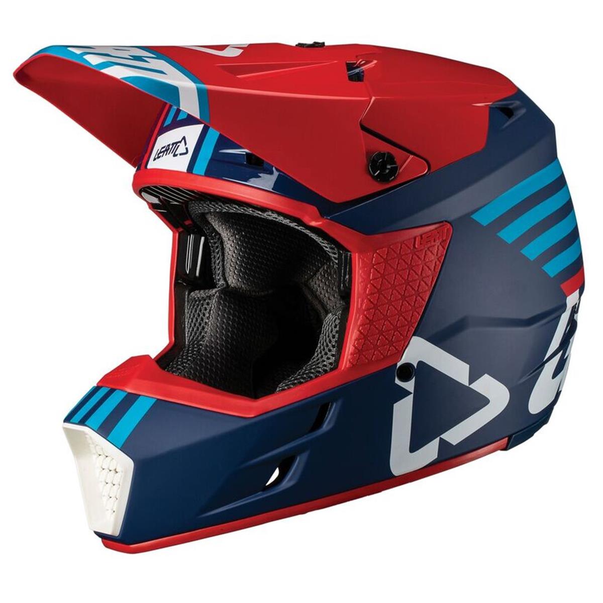 Leatt MX Helmet GPX 3.5 V19.2 Red/Blue