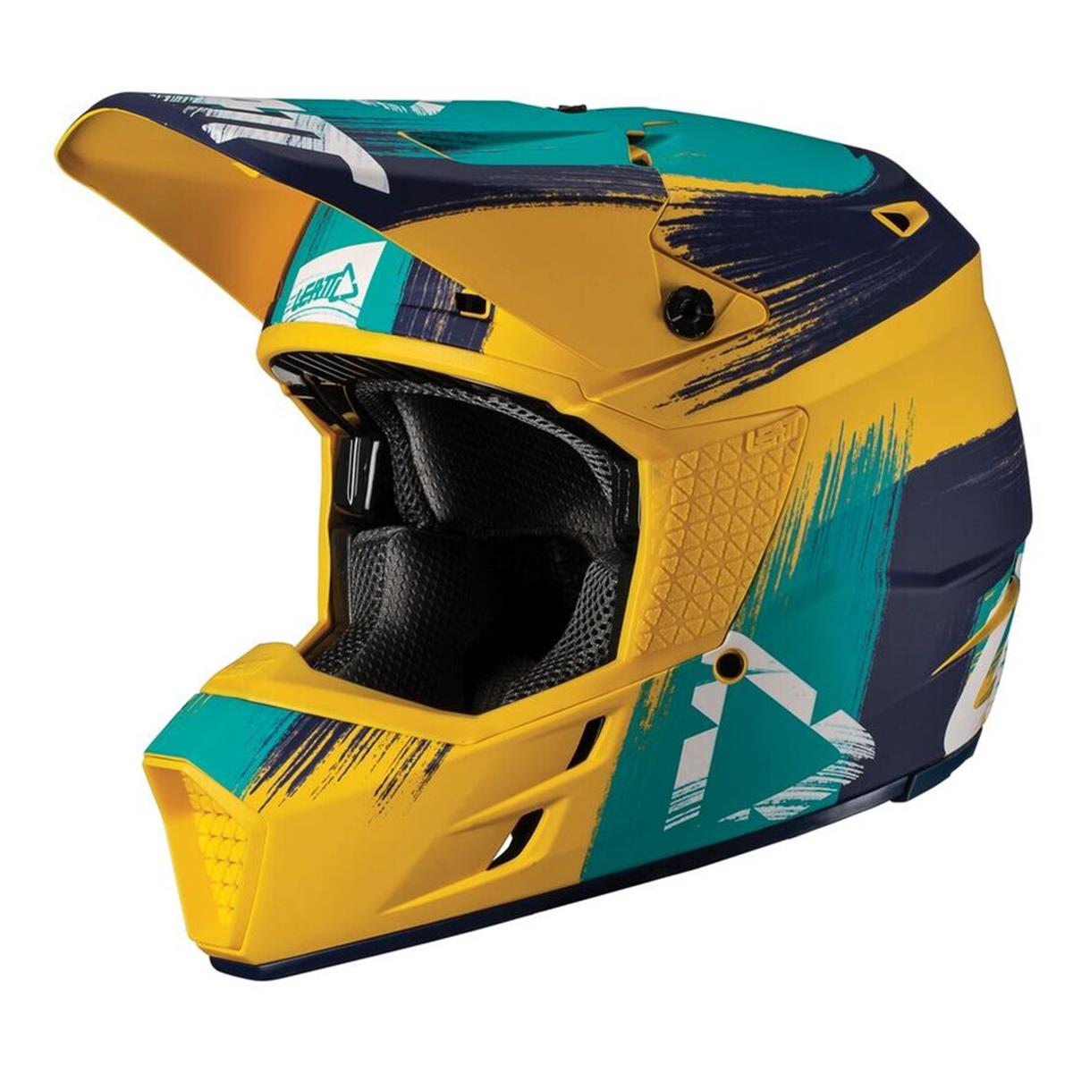 Leatt Motocross-Helm GPX 3.5 V19.1 Gold/Teal