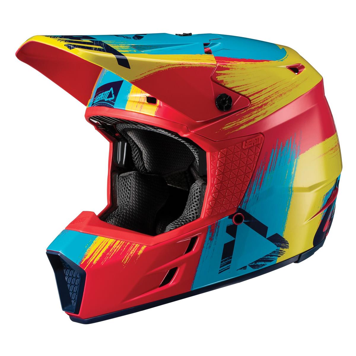Leatt Kids Motocross-Helm GPX 3.5 V19.1 Rot/Lime