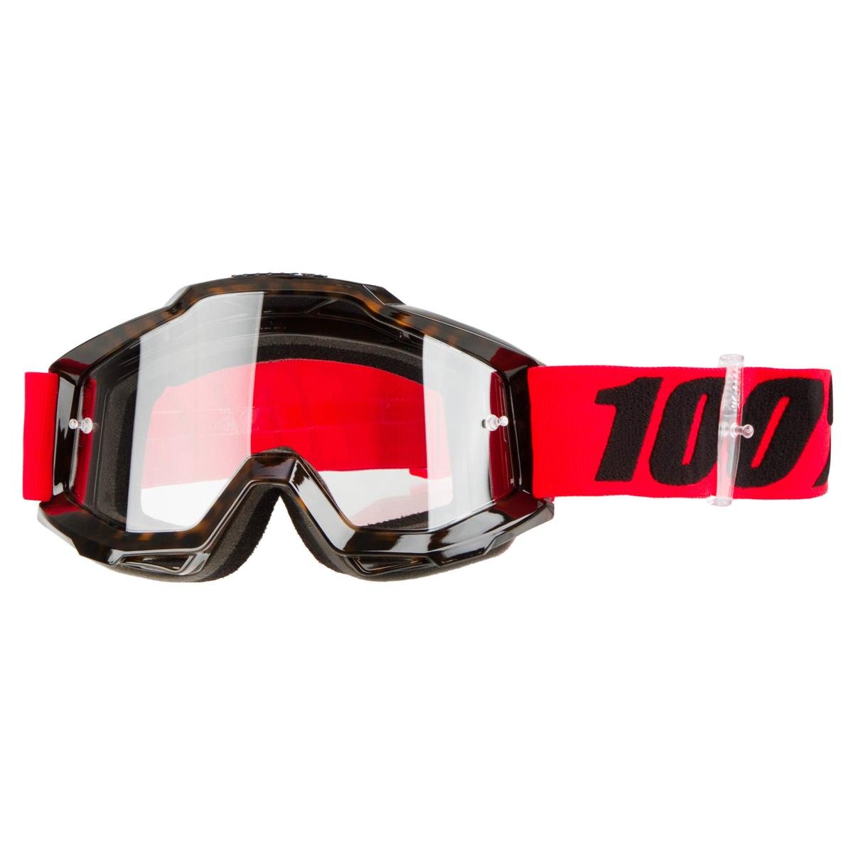 100/% ACCURI Adult Goggles Offroad MX Motocross GASPARD Anti-Fog Clear Lens