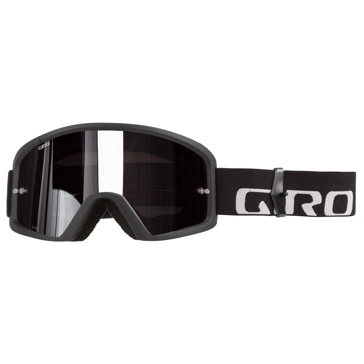 Giro Crossbrille Blok Schwarz/Grau - Grau/Silber Flash Klar Anti-Fog