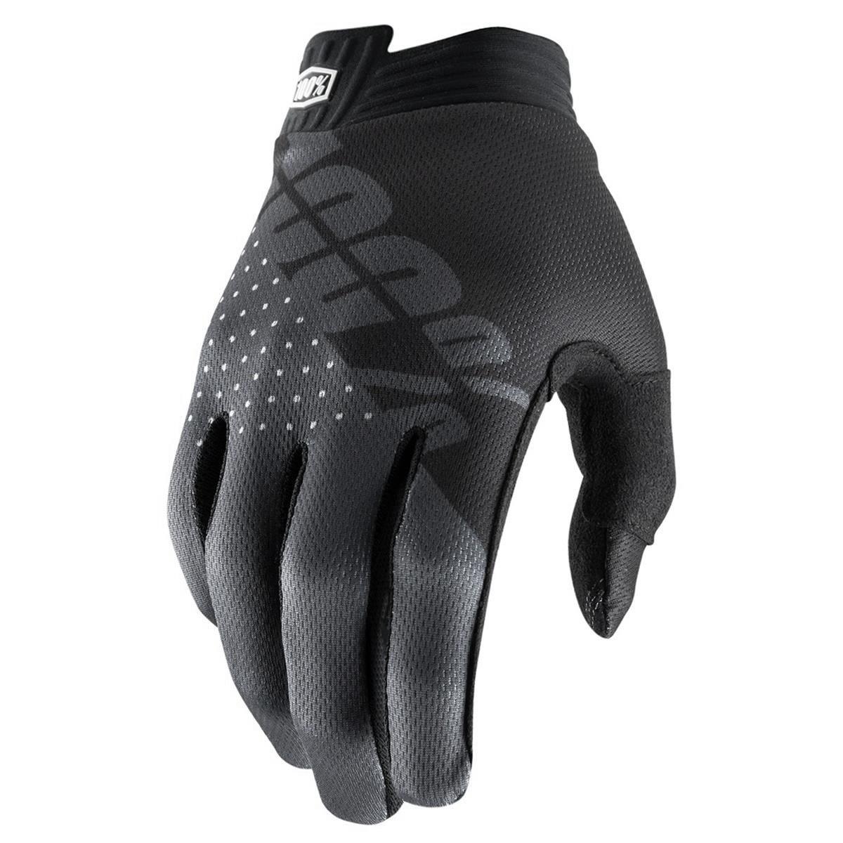 100% Bike Gloves iTrack Black/Charcoal