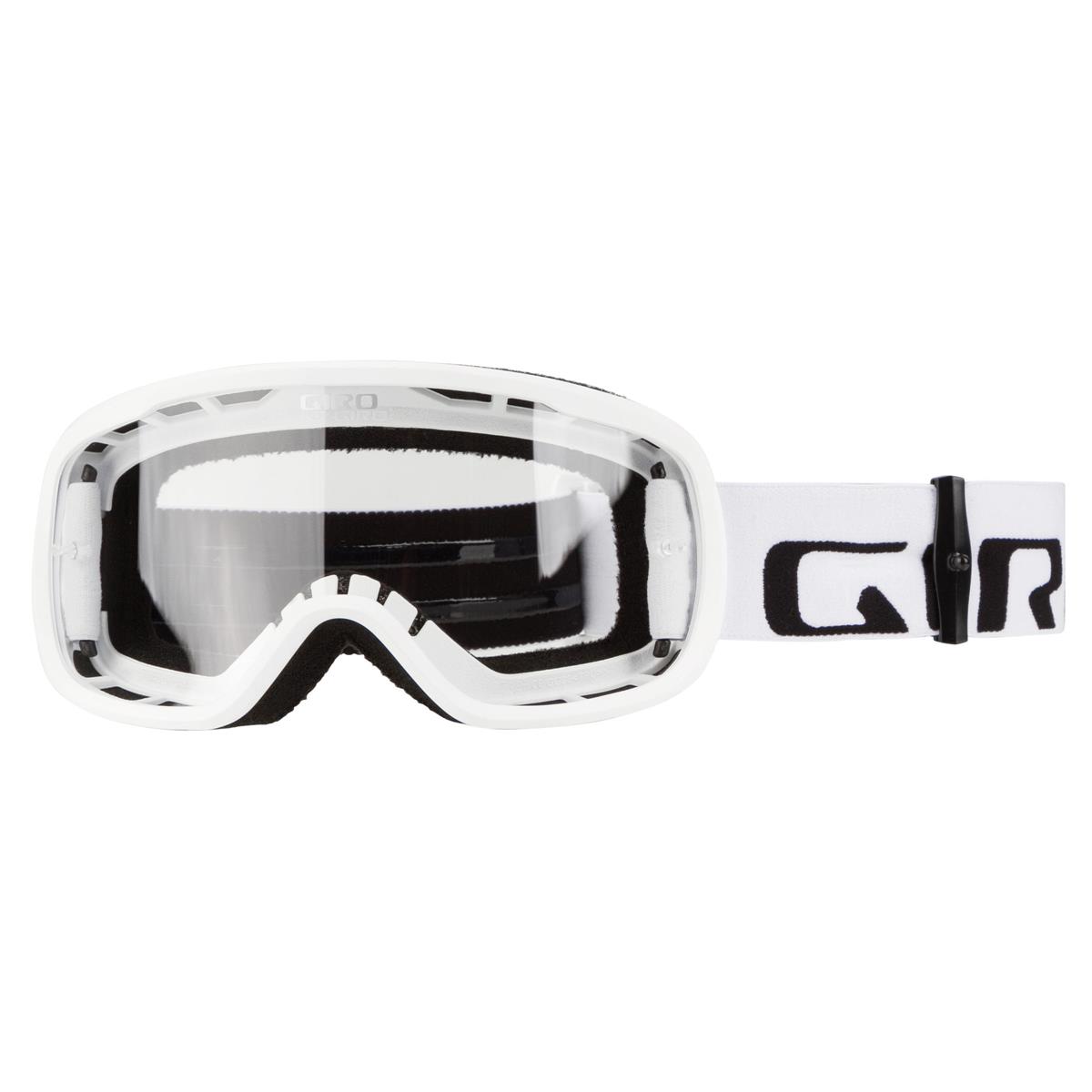 Giro Goggle Tempo White - Clear Anti-Fog