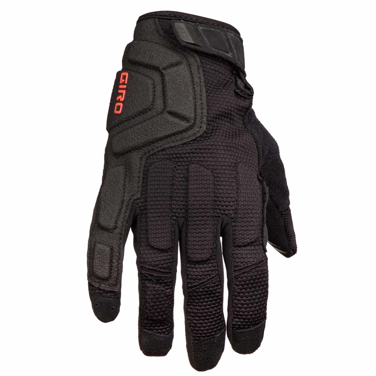 Black Giro Remedy Cycling Gloves Full Finger X2 MTB Cycling Gloves 2017 S 