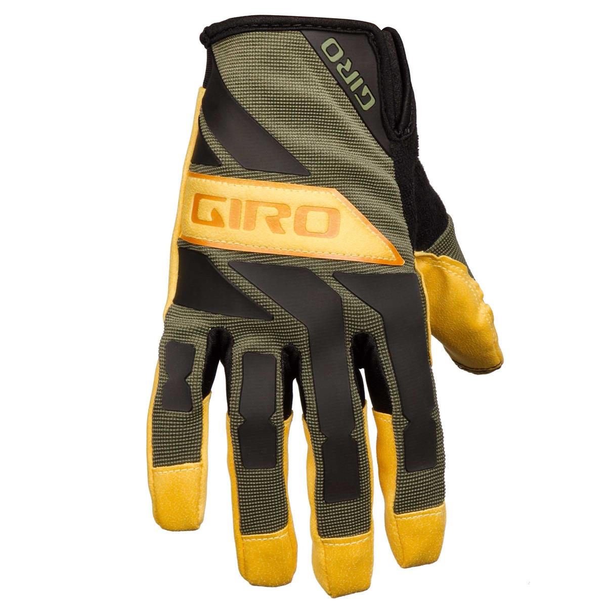 Giro MTB Gloves Trail Builder Olive/Buckskin