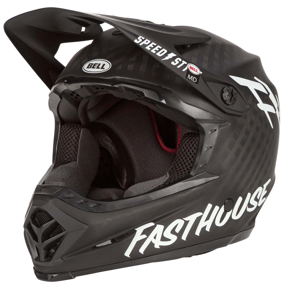 Bell Downhill MTB Helmet Full-9 Fasthouse - Matte - Black/White