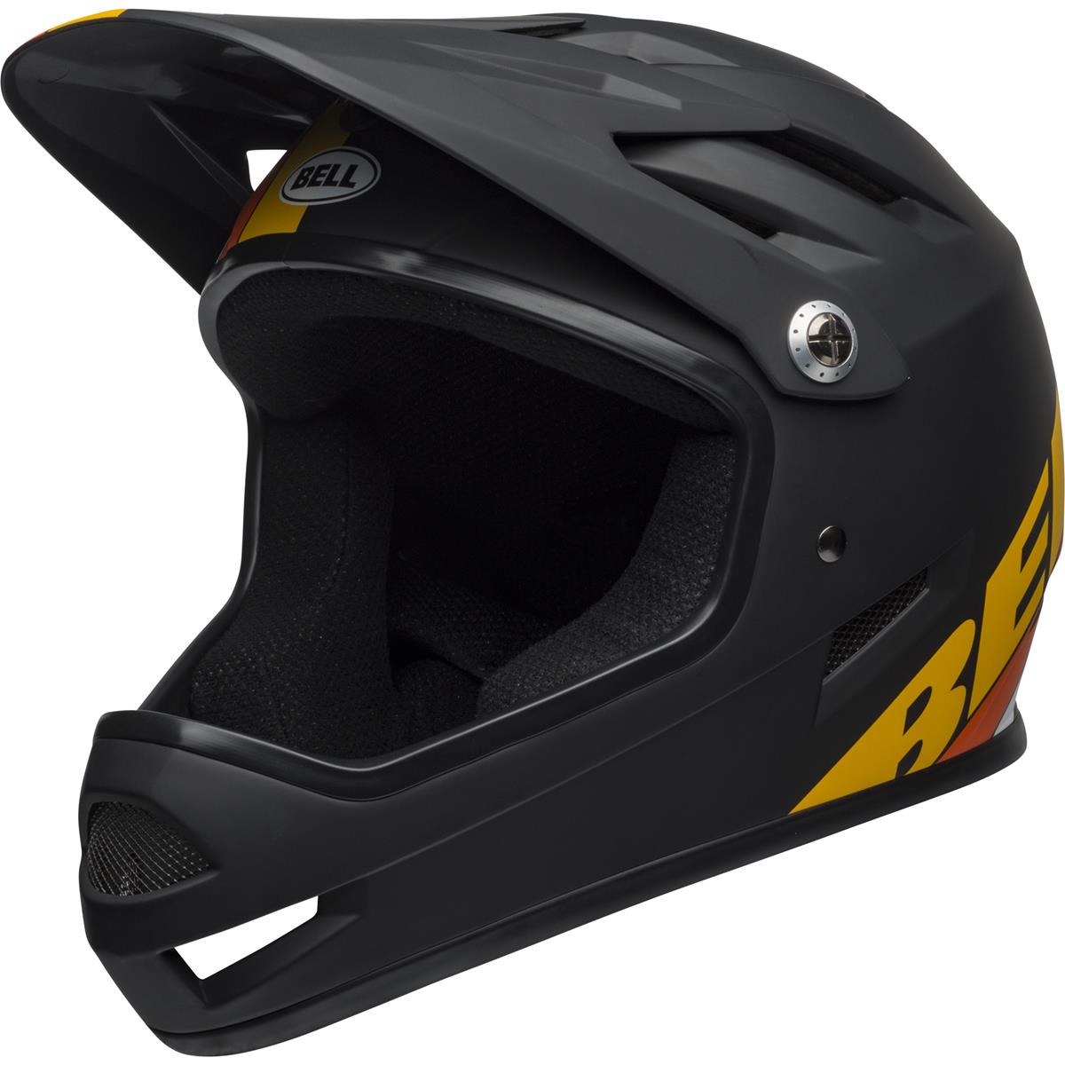 Bell Downhill MTB Helmet Sanction Matte Black/Yellow/Orange