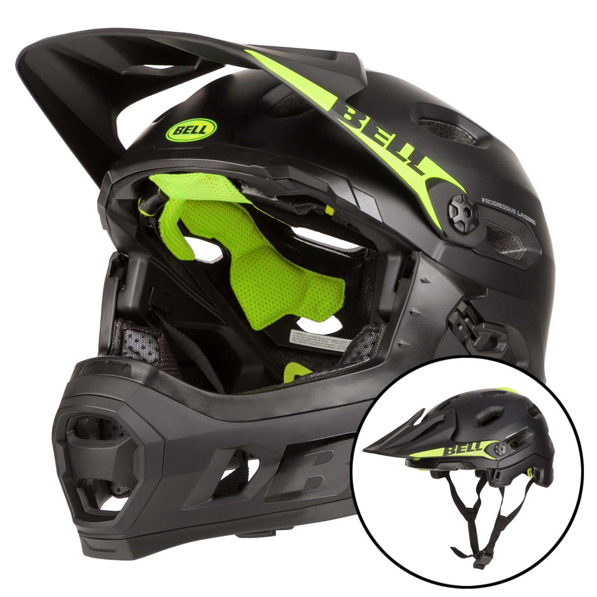 Bell Enduro MTB-Helm Super DH Spherical Matt Gloss - Schwarz