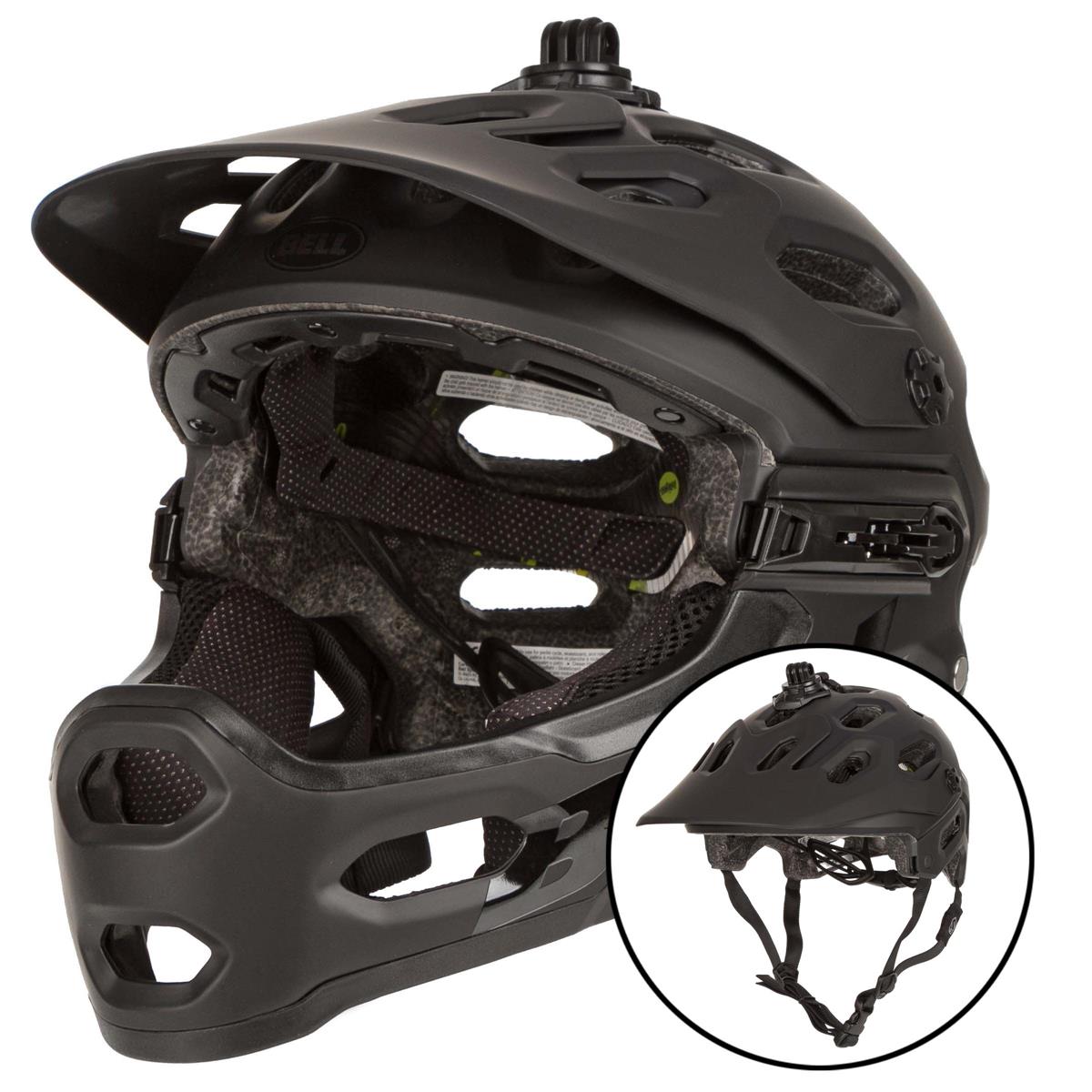 Bell Enduro MTB Helmet Super 3R MIPS Matte - Black/Grey
