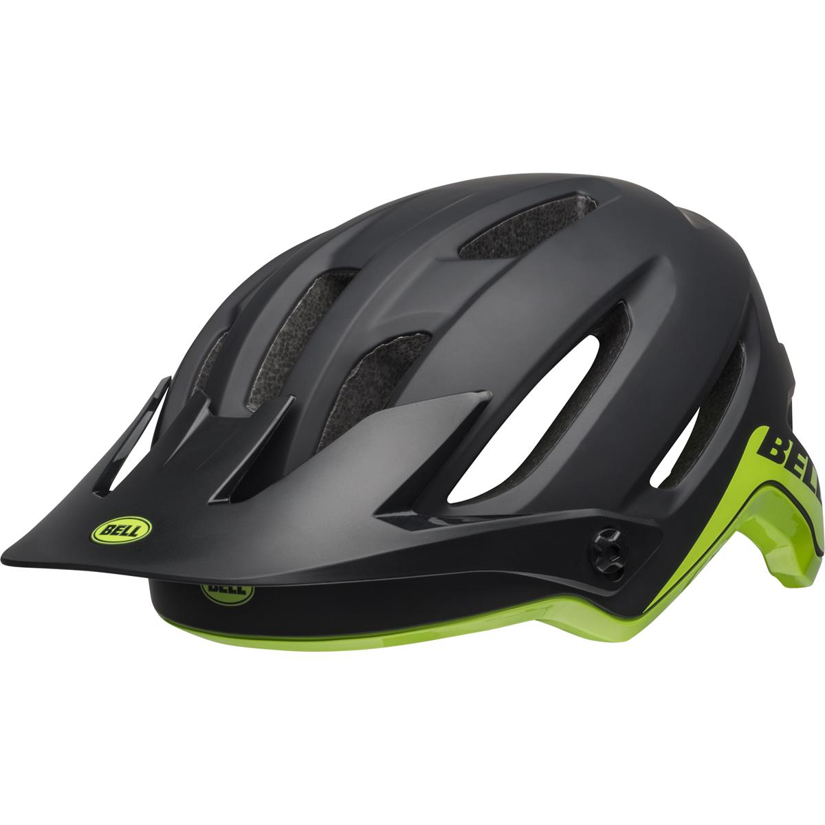 Bell Enduro MTB Helmet 4Forty MIPS Cliffhanger - Matte/Gloss Black/Light Green