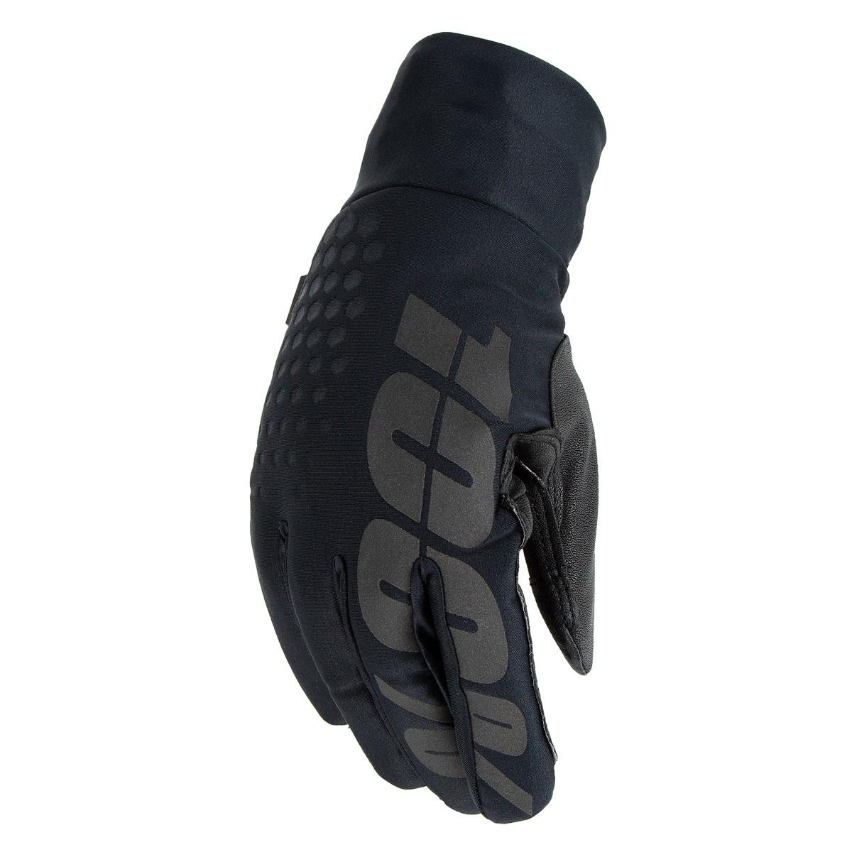 100% MTB Gloves Hydromatic Brisker Cold Weather & Waterproof Black