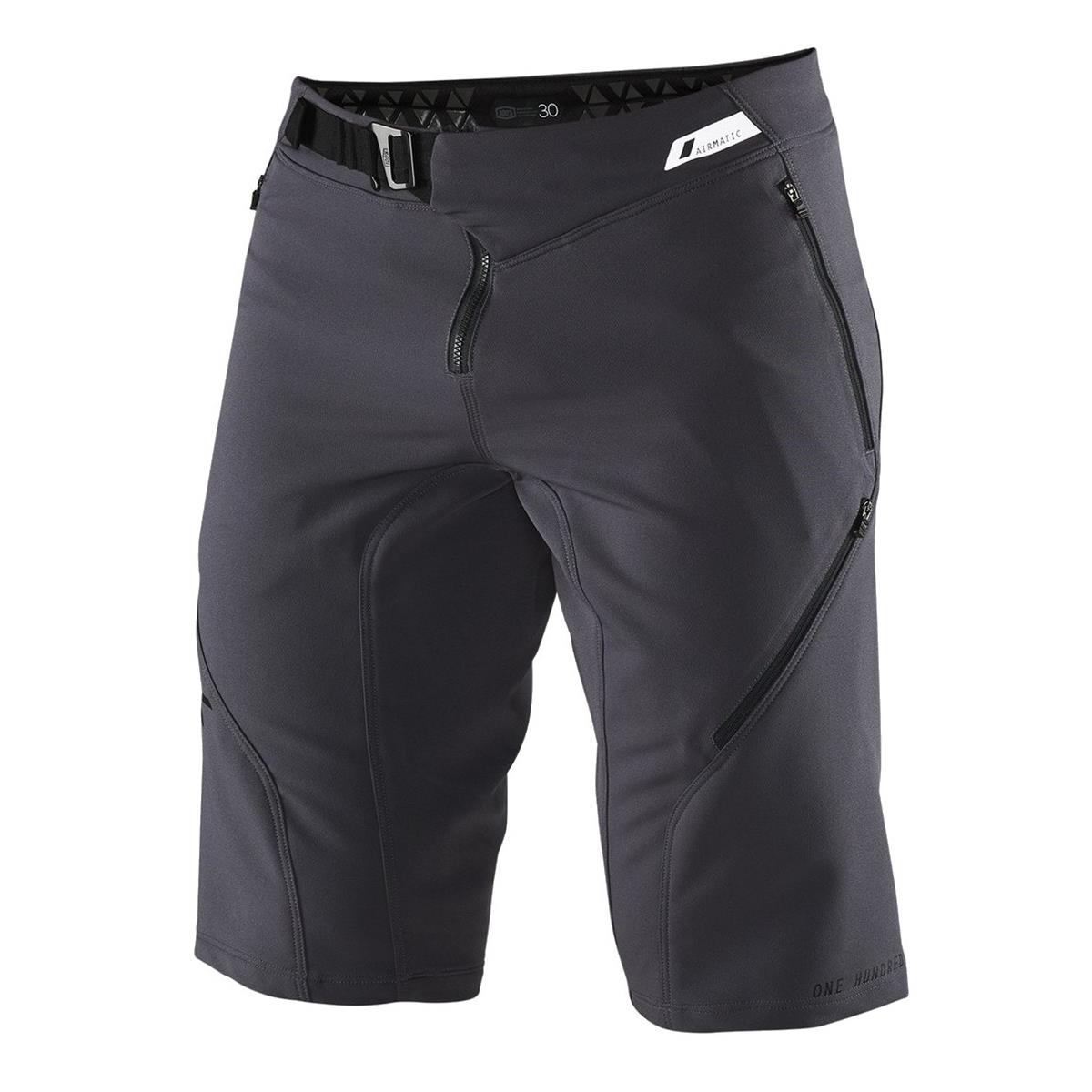 100% MTB Shorts Airmatic Charcoal