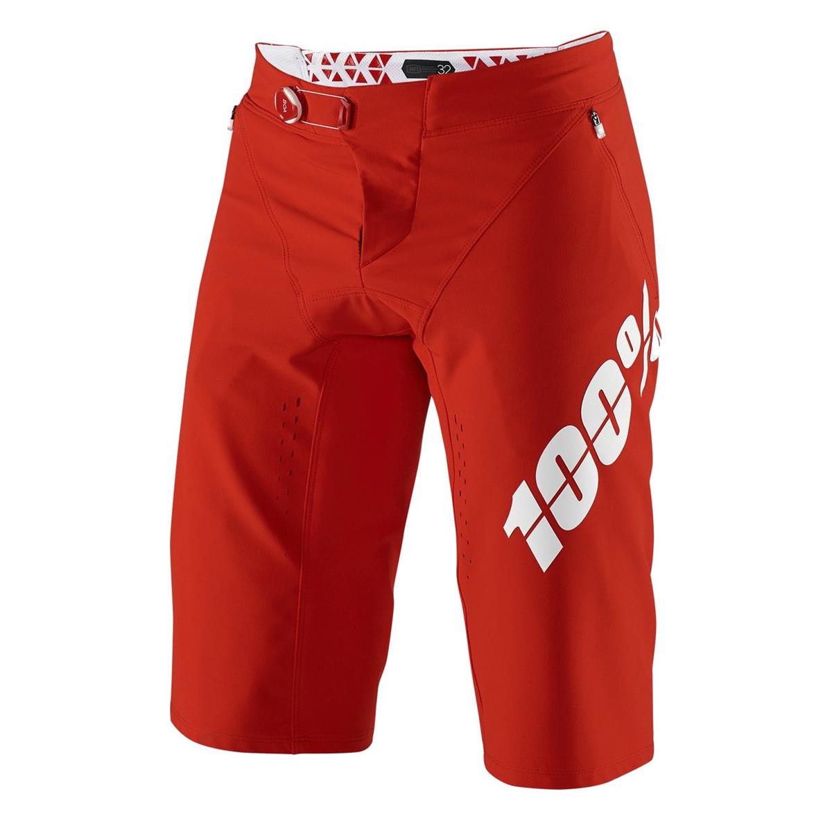 100% MTB Shorts R-Core X Red