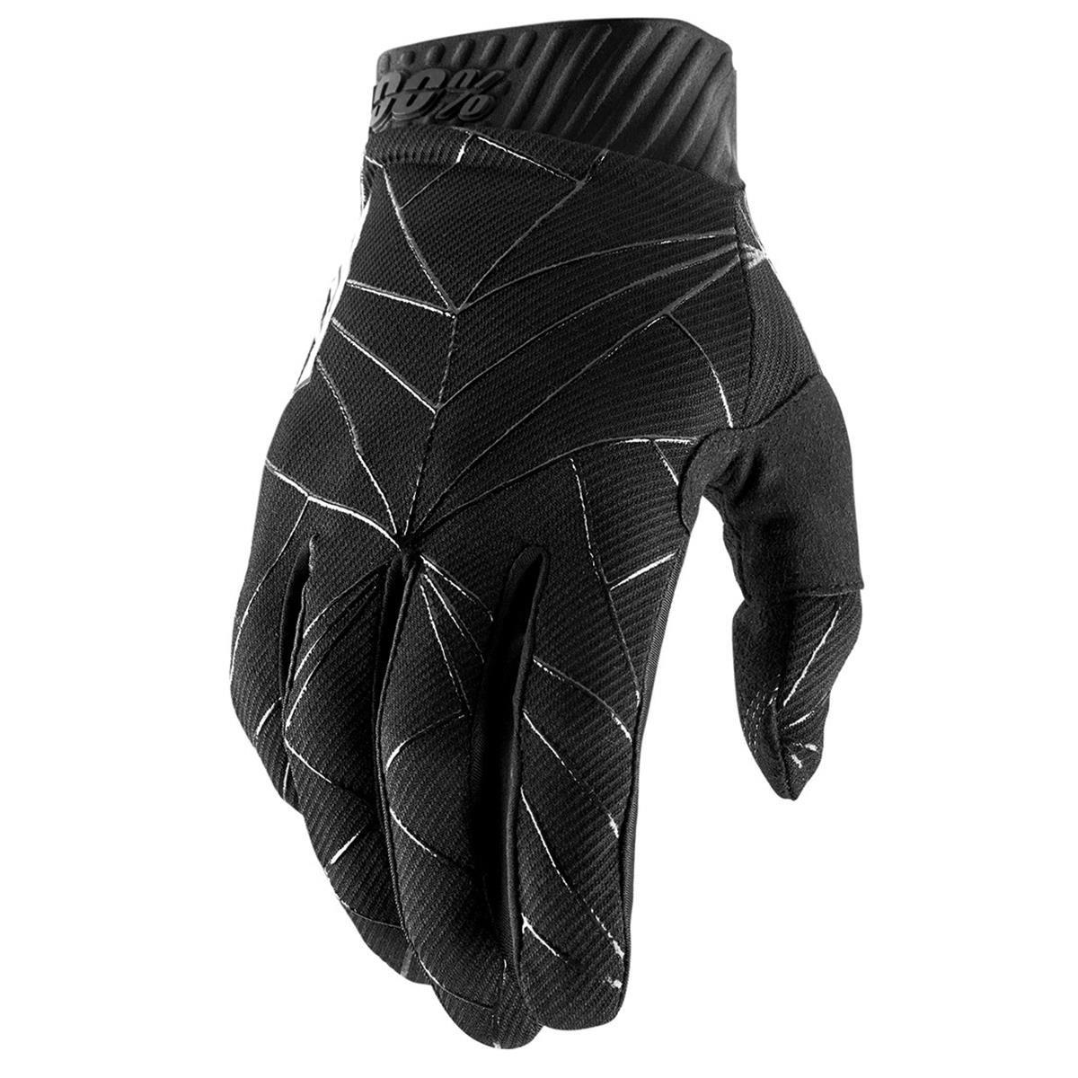 100% MTB-Handschuhe Ridefit Weiß/Schwarz