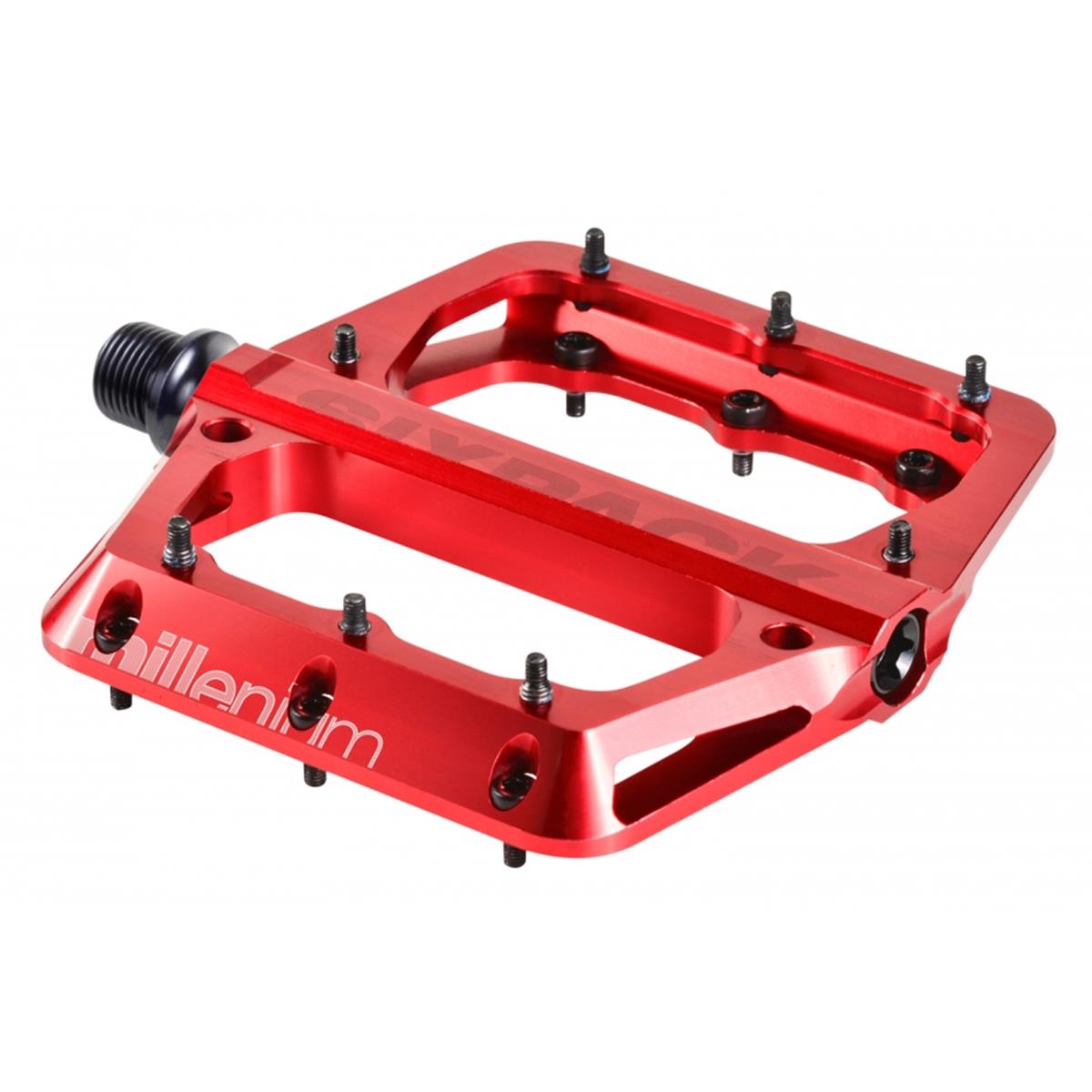 Sixpack Pedals Millenium 2.0 Red, 105x110 mm, 32 M4 Pins, 1 Pair