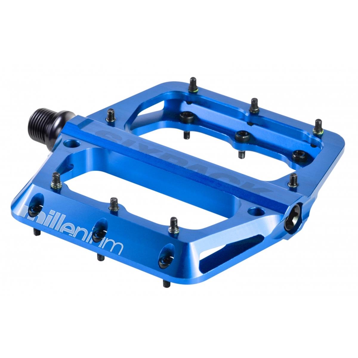 Sixpack Pedali Millenium 2.0 Blue, 105x110 mm, 32 M4 Pins, 1 Pair