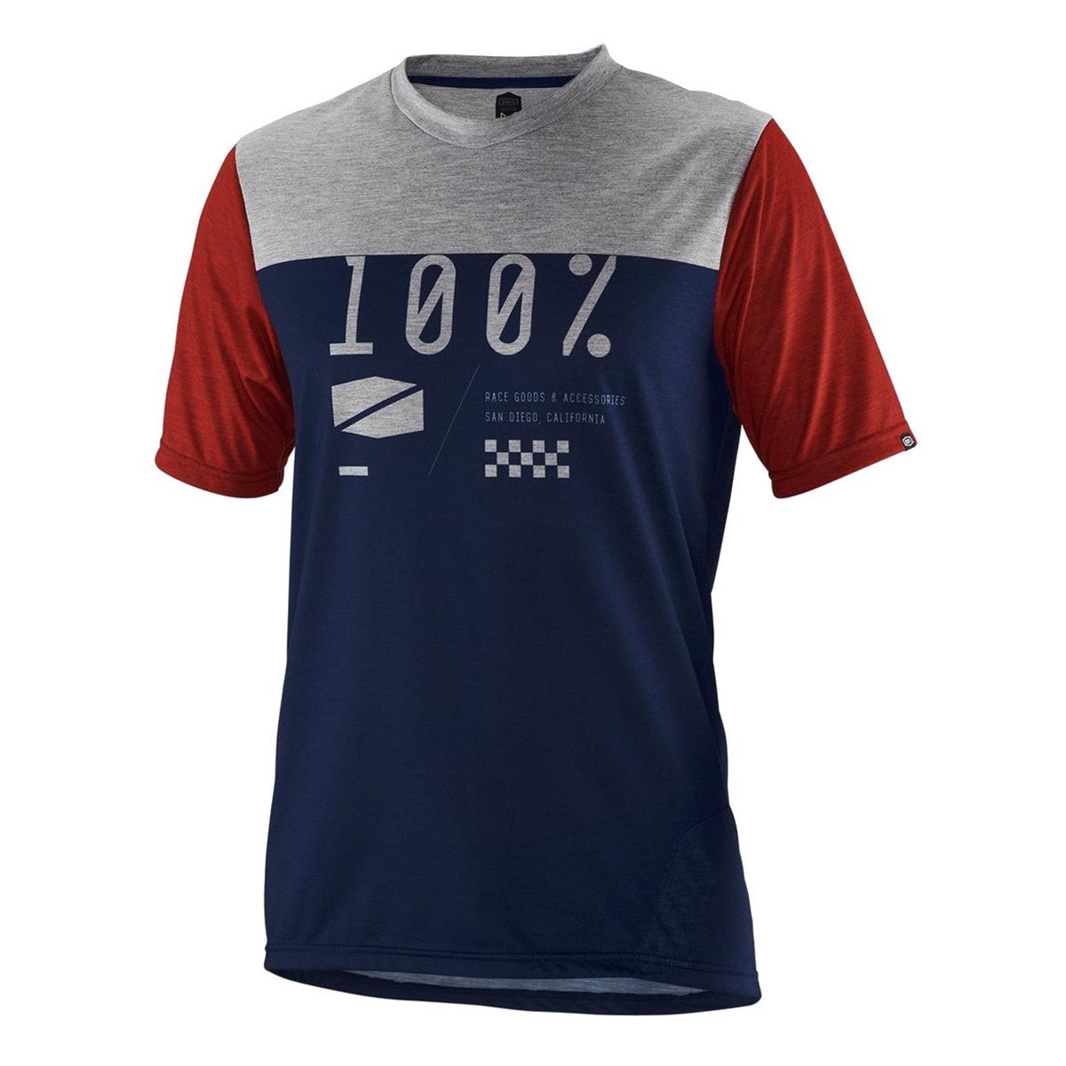 100% Maillot VTT Manches Courtes Airmatic Navy
