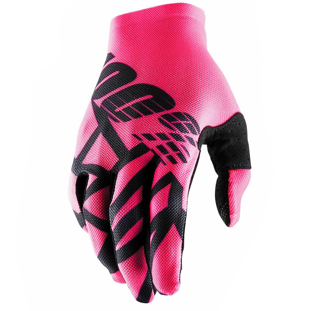 100% MTB-Handschuhe Celium 2 Neon Pink/Schwarz
